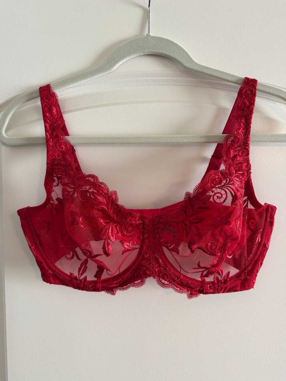 Soma Red Lace Bra 36D